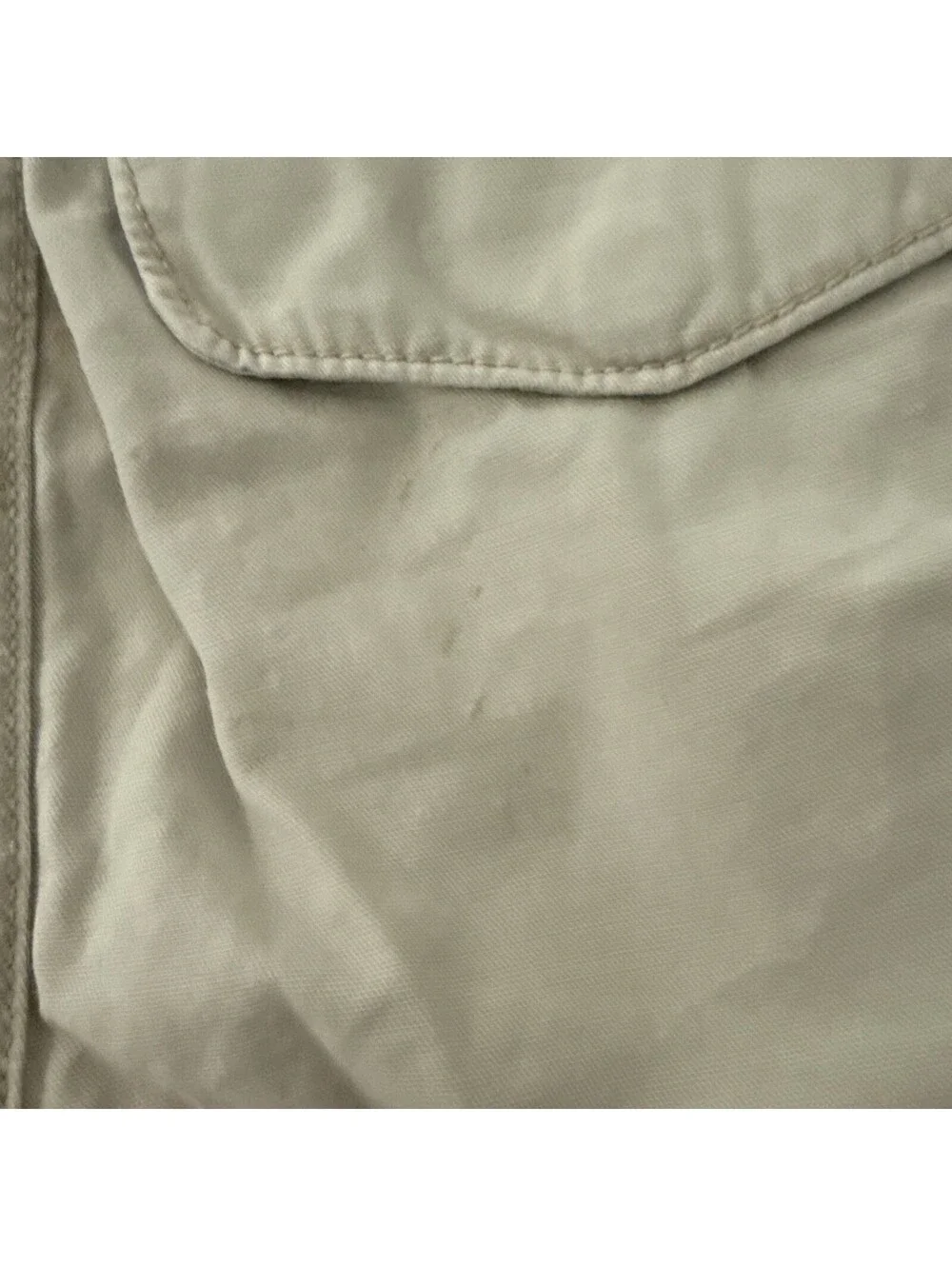 GAP Kids Chino Shorts Drawstring Waist Flat Front Solid Slash Pockets
